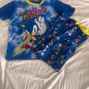 Sonic the Hedgehog Kids Pajamas - Blue